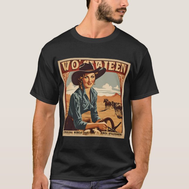 "Vintage Women's Poster T-Shirt (Front)