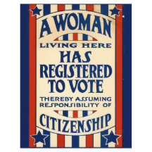 Vintage Women's Suffragette Scrapbook Paper