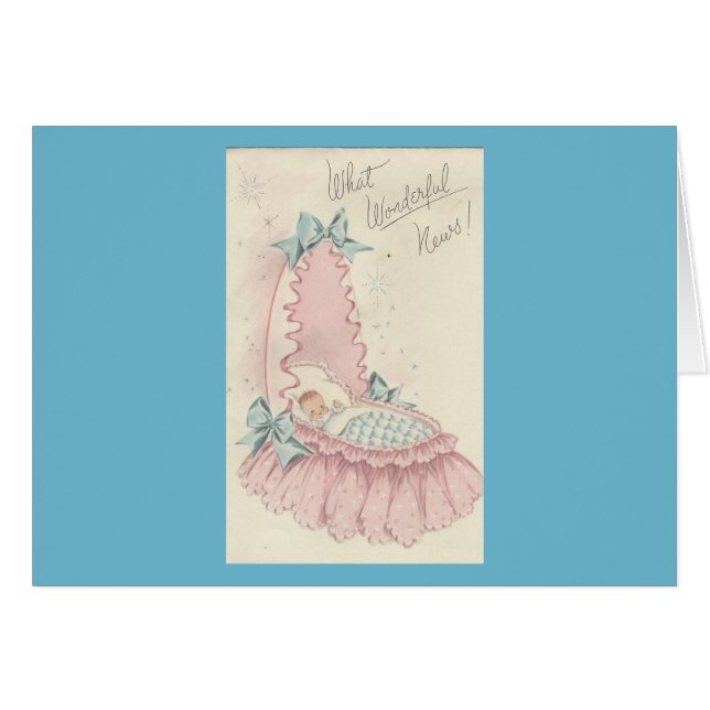 Vintage "Wonderful News" Baby (Front Horizontal)