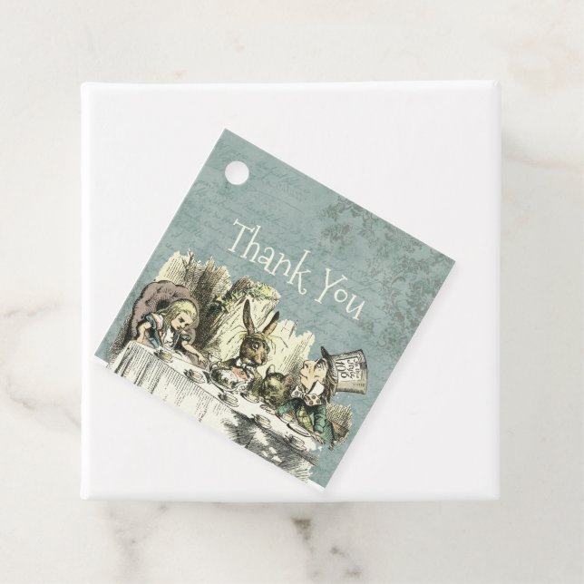 Vintage Wonderland Tea Party Favour Tags (In Situ)