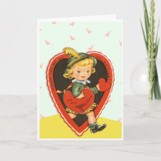 Vintage Won't You Be ... Holiday Card (Front)