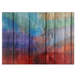 Vintage Wood Abstract #12 Cutting Board