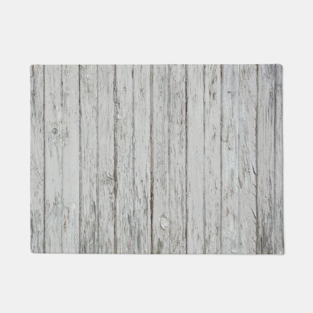 Vintage Wood Background Doormat (Front)