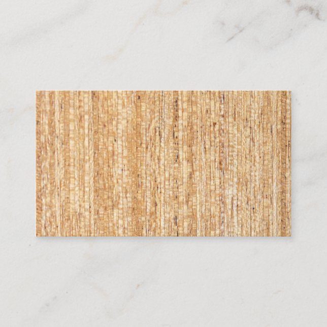 Vintage Wood Grain Business Cards (Front)