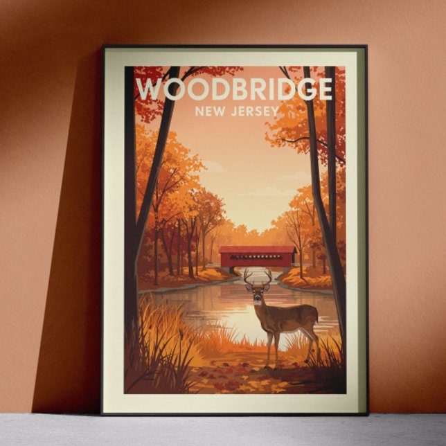 Vintage Woodbridge New Jersey Poster (Creator Uploaded)
