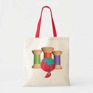 Vintage Wooden Spool Tote Bag