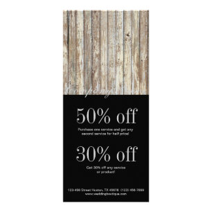 vintage woodgrain handyman construction rack card
