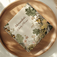 Vintage Woodland Acorns Baby Shower