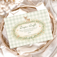 Vintage Woodland Deer Diapper Raffle