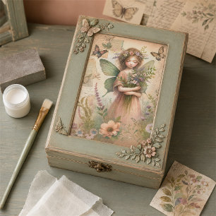 Vintage Woodland Fairy Ephemera Decoupage Tissue Paper