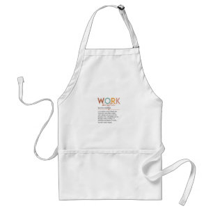 Vintage Work Bestie Definition Teachers Nurses Bos Standard Apron