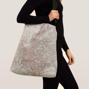Vintage World Globe Map British Isles and Europe Crossbody Bag