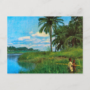 Vintage world images, Angola, upper River Cuanza Postcard