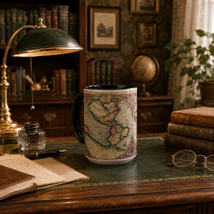 Vintage World Map 1609 Mug