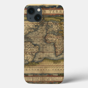 Vintage World Map Atlas Historical iPhone 13 Case