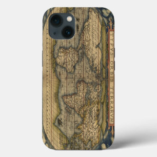 Vintage World Map Atlas Historical Design iPhone 13 Case