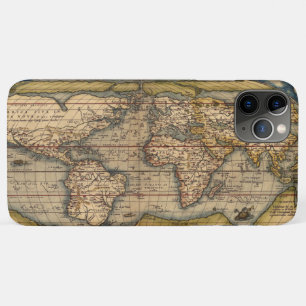 Vintage World Map by Abraham Ortelius 1564 iPhone 11 Pro Max Case