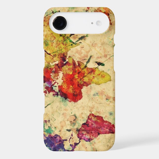 Vintage world map Case-Mate iPhone case (Back)