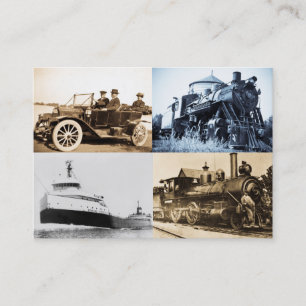 Vintage World of Transportation Business Card
