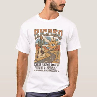 Vintage World Tour 1974 Ricaso Desert Mirage Tour T-Shirt