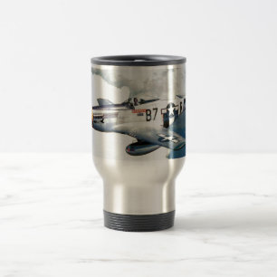 Vintage World War II Air Force P-51D Mustang Travel Mug