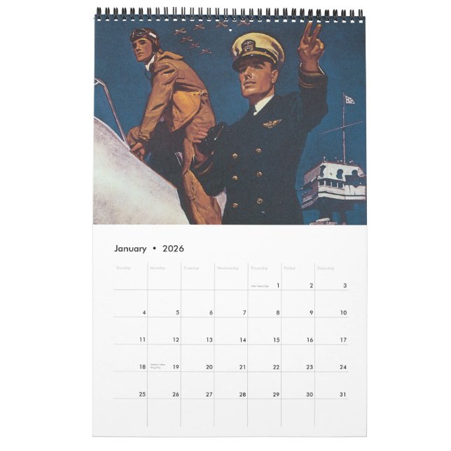 Vintage World War Poster Calendar 2012 (Jan 2026)