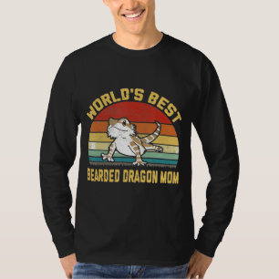Vintage Worlds Best Bearded Dragon Mom T-Shirt