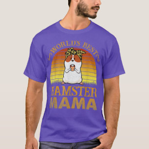 Vintage Worlds Best Hamster Mama T-Shirt