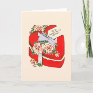 Vintage World's Dearest Mother Valentine Holiday Card