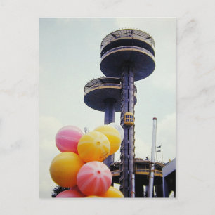 Vintage World's Fair Balloons Postcard