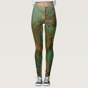 Vintage Worms Annelids Chaetopoda by Ernst Haeckel Leggings