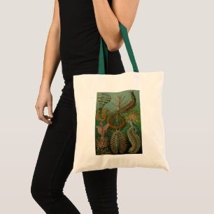 Vintage Worms Annelids Chaetopoda by Ernst Haeckel Tote Bag