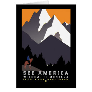"Vintage WPA Montana Poster"