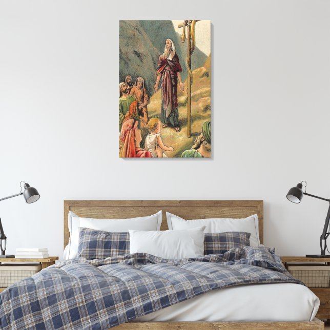 vintage Wrapped Canvas (Insitu(Bedroom))