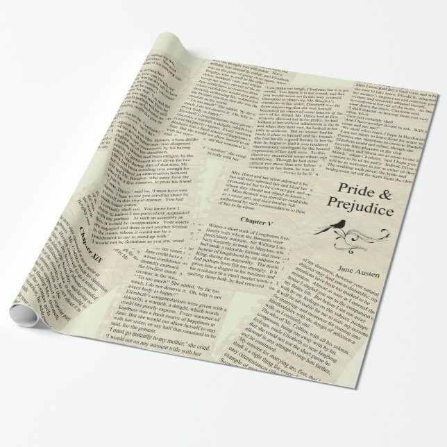 Vintage wrapping paper (Unrolled)