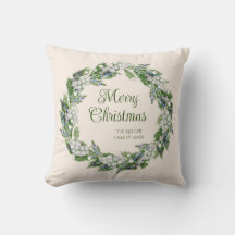Vintage Wreath Script Christmas