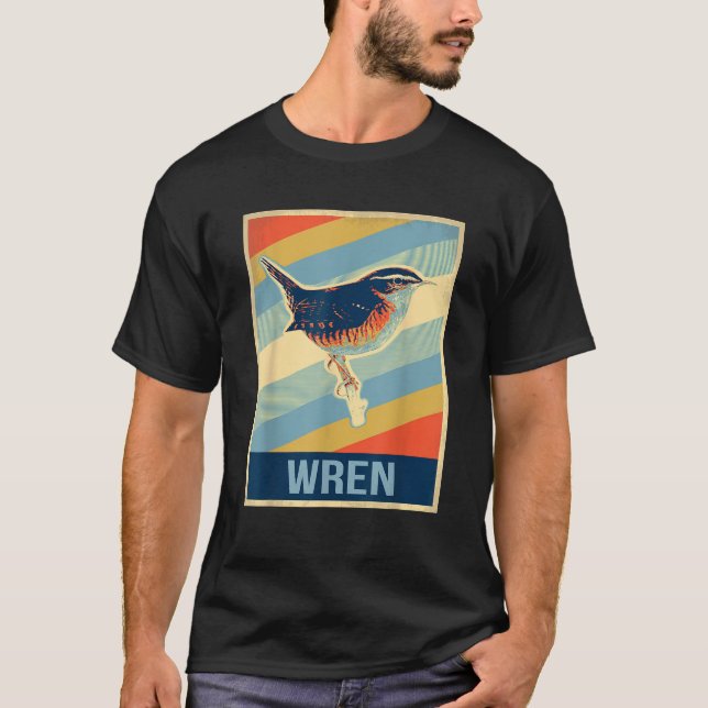 Vintage Wren  T-Shirt (Front)