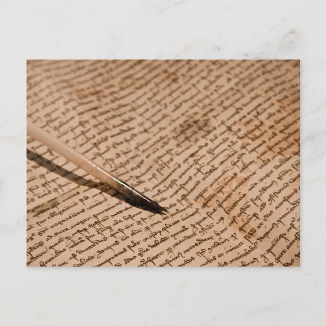 Vintage writing postcard (Front)