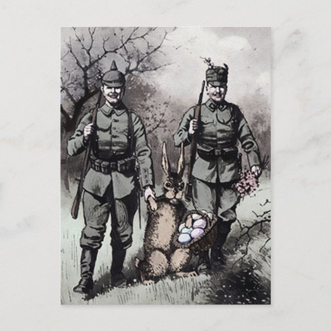 Vintage WW1 Easter Postcard (Front)