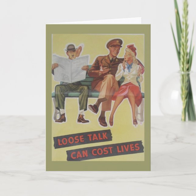 Vintage WW2 Birthday Card (Front)
