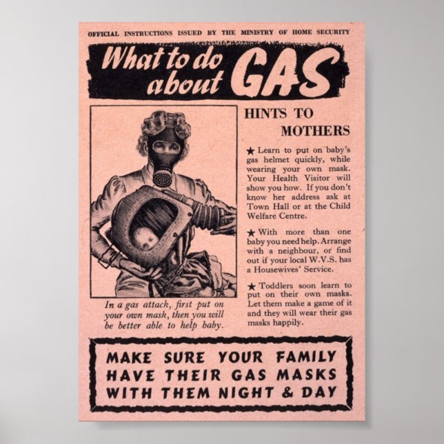 Vintage WW2 Propaganda Poster (Front)