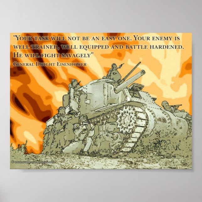 Vintage WW2 Propaganda Poster (Front)