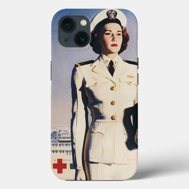 Vintage WW II Navy Nurse iPhone 5 Case (Back)