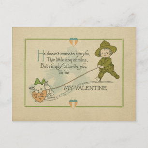 Vintage WWI Era Valentine Postcard