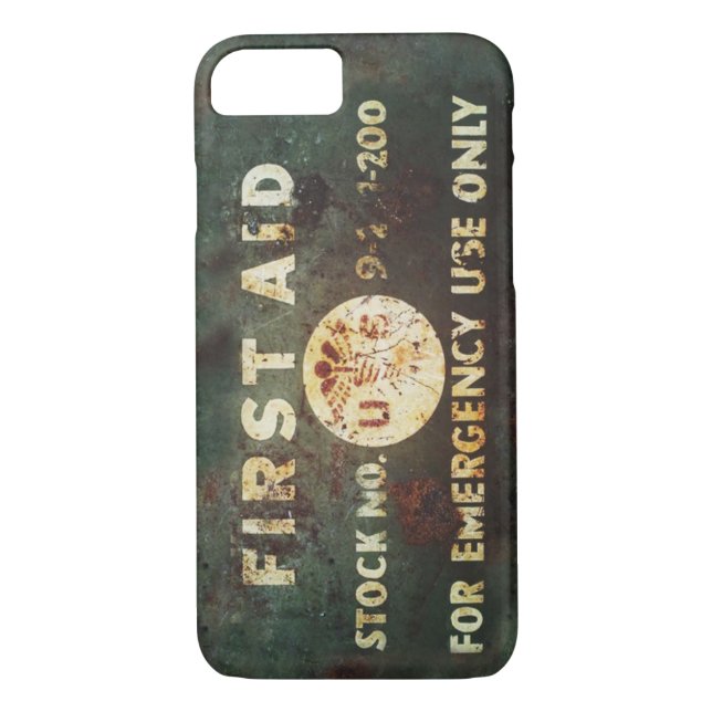 Vintage WWII First Aid iPhone 7 case (Back)