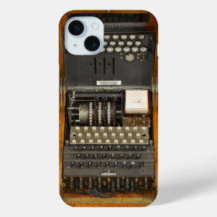 Vintage WWII German Enigma iPhone 15 Mini Case