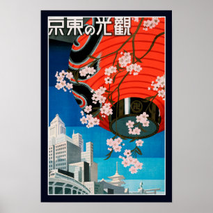 Vintage WWII Japanese Travel Poster
