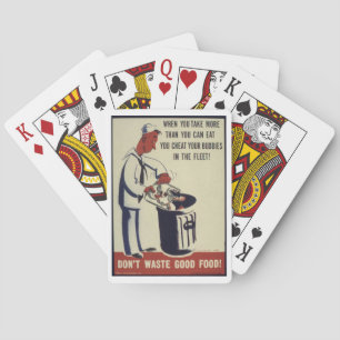 Vintage WWII Propaganda Playing Cards