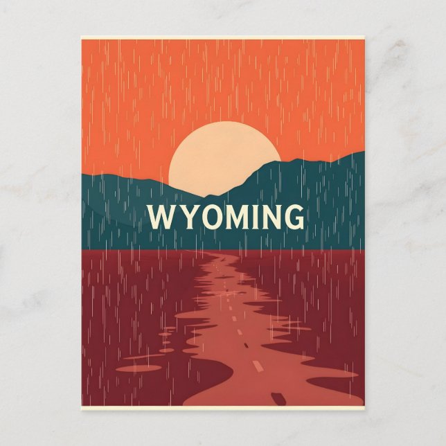 Vintage Wyoming Postcard (Front)
