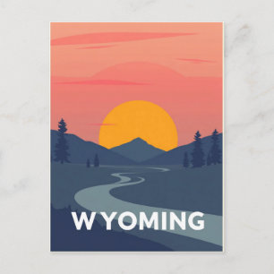 Vintage Wyoming Postcard